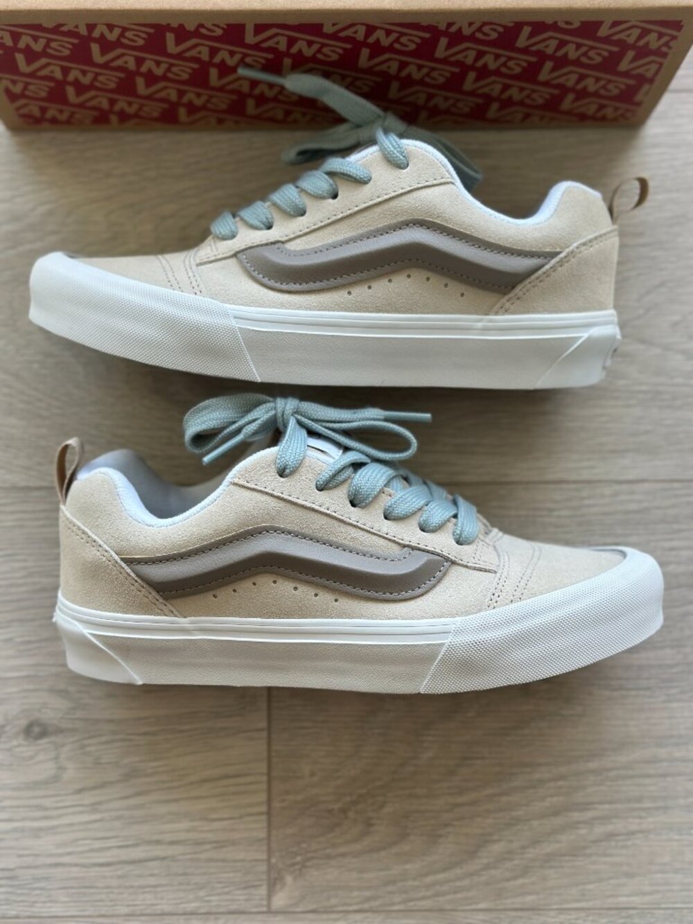 Vans Knu Skool Peyote Tan Skate Shoes Womens 7.5